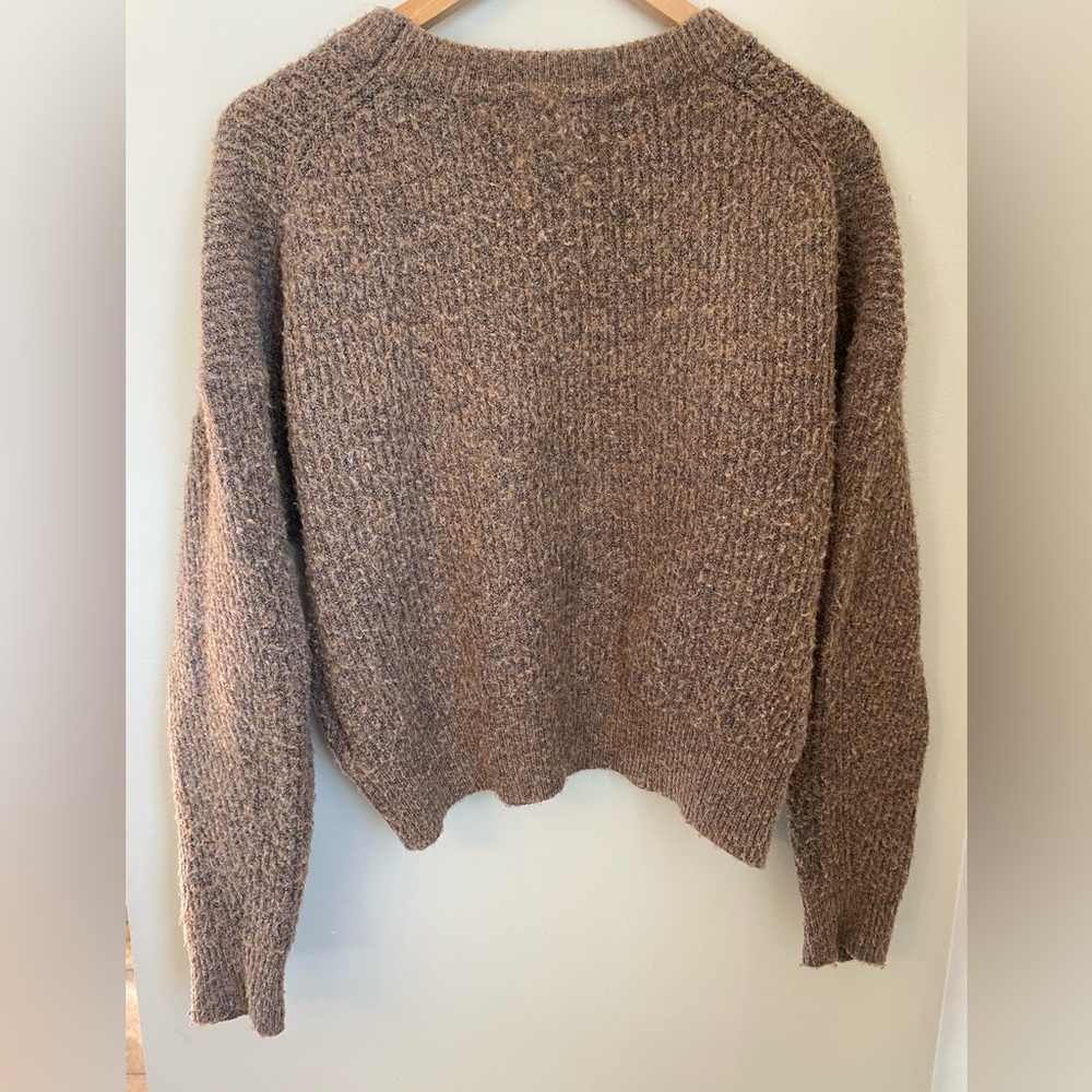 Heartloom Celine Sweater Medium Brown Crew Neck Size Medium - Picture 4 of 14